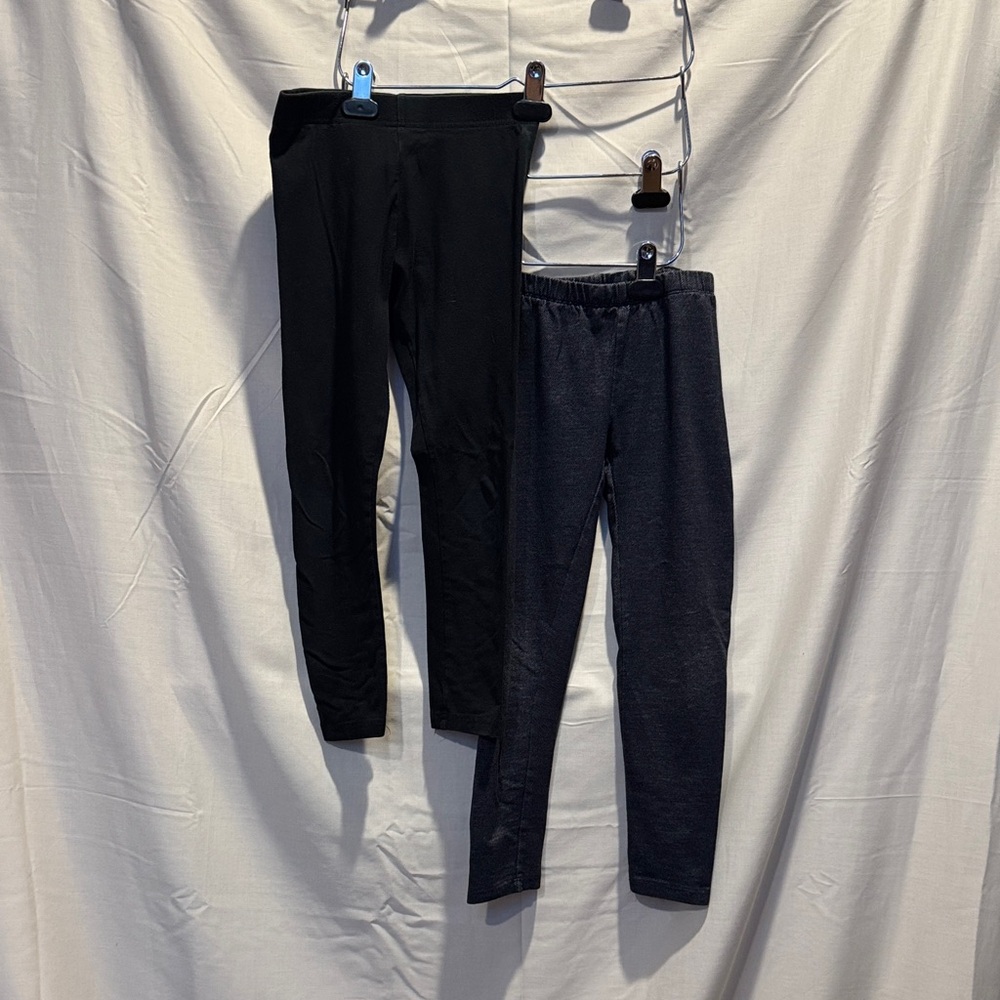 Stylish Black and denim leggings set